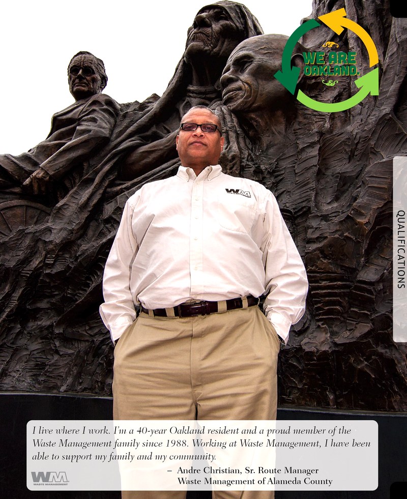 RFP tab — Andre Christian, Sr. Route Manager, 40-year Oakland resident