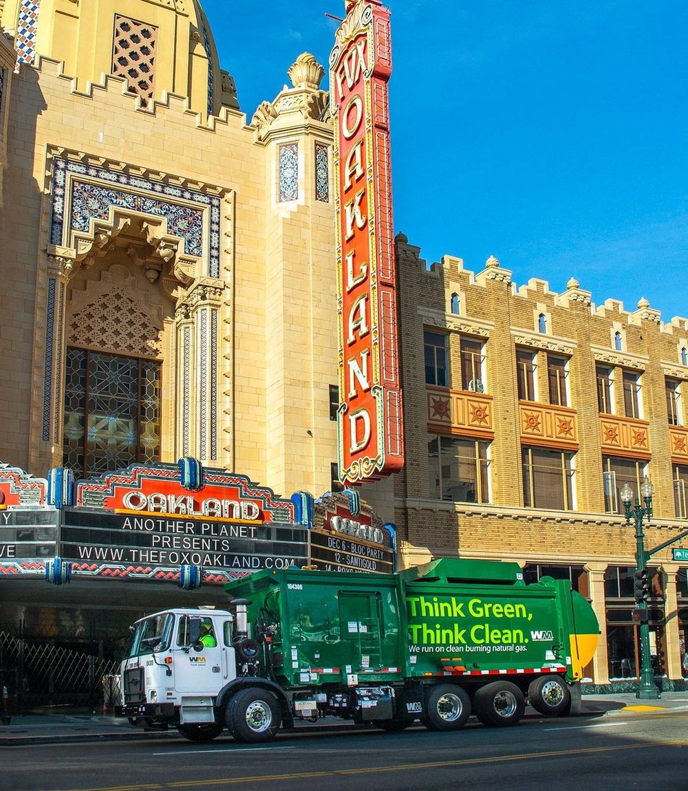 Fox Oakland Theater at golden hour — We Are Oakland RFP campaign